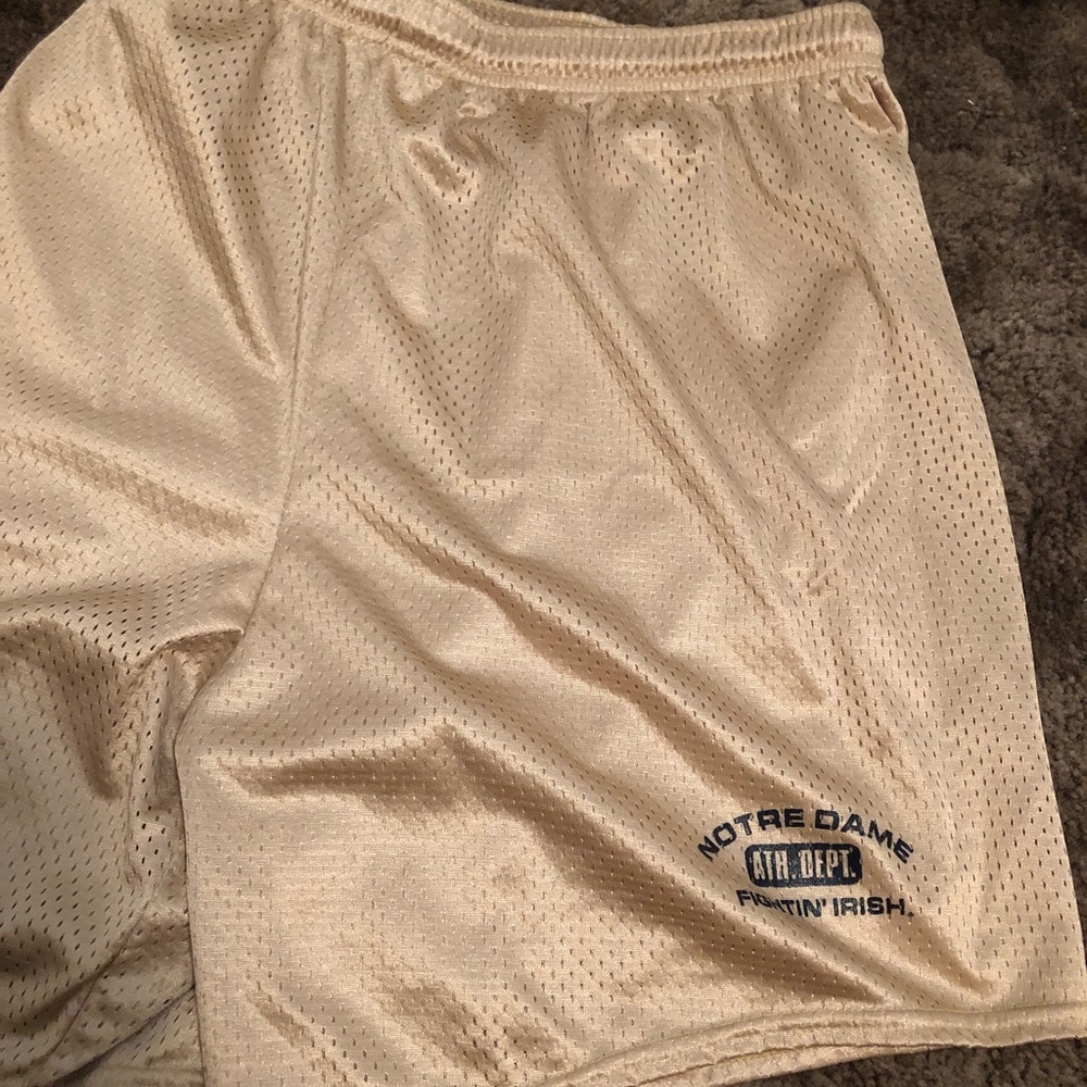 Notre Dame athletic shorts